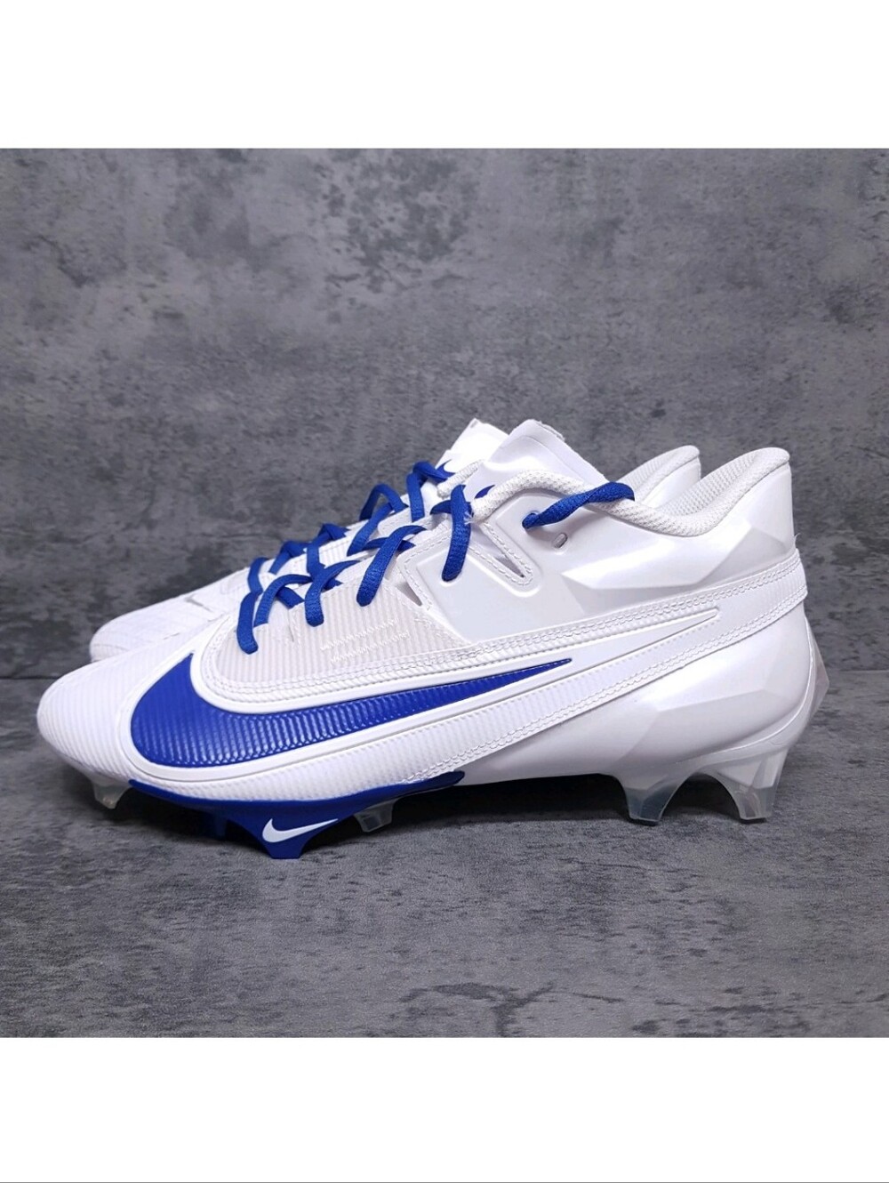 NIKE Vapor Edge Elite 360 2 TB Football Cleats Mens 13 White Blue Nby